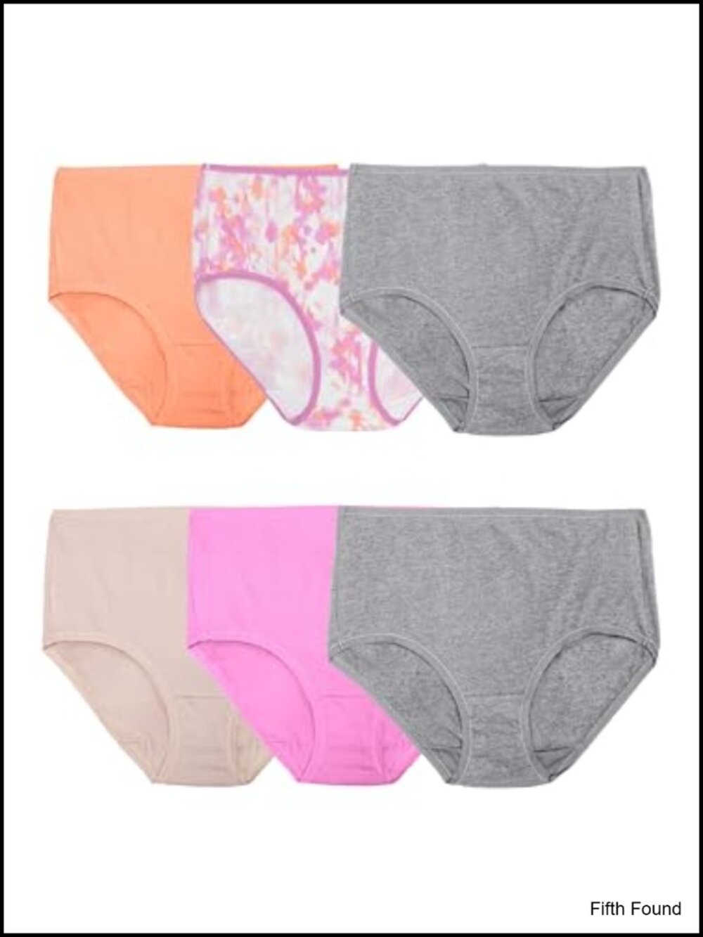 Women's 360 Stretch Cotton Briefs 6 Pack